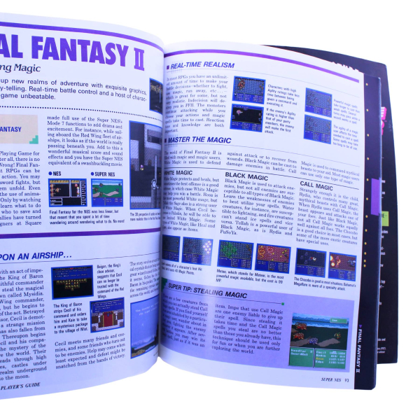 Super NES Nintendo Player’s Guide (1992) | Offizielles Buch mit Tipps & Tricks | Hoppla Stuff